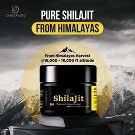 Shilajit Resin, 100% Purified Natural Gold Himalayan Shilajit - Full of Fulvic Acid & Trace Elements, Vegan, Replenish Energy and Immune Support, 30 Grams, 2 Months Supply