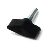 Design61 4 x Plastic Wing Screws with Threaded Bolts Steel