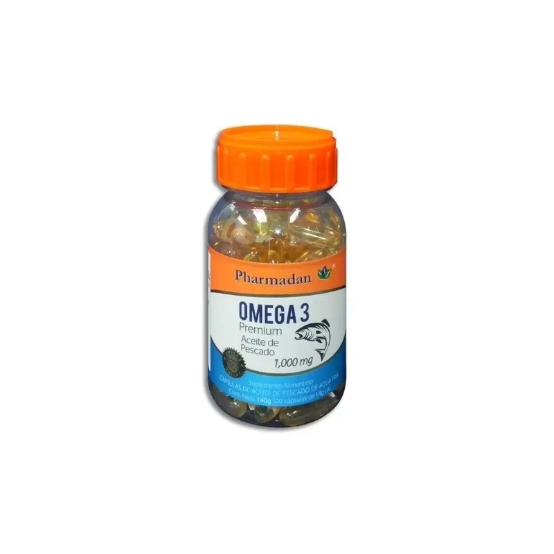 Omega 3 Aceite De Pescado 100 Caps Sabor Neutro