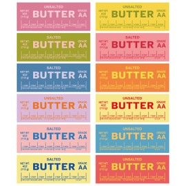 Laffact Colorful Butter Stick Shaped Bookmark, 120Pcs Book Club Reader Gift
