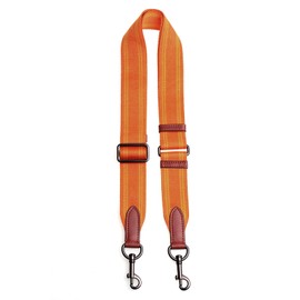 [jiesinlov] バッグストラップ交換用クロスボディストラップTOTEハンドバッグ用調節可能(オレンジ-ガンメタル・バックル)