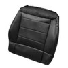 Zieichy Driver Side Bottom Replacement Microfiber Leather Seat Cover Black#ALX9