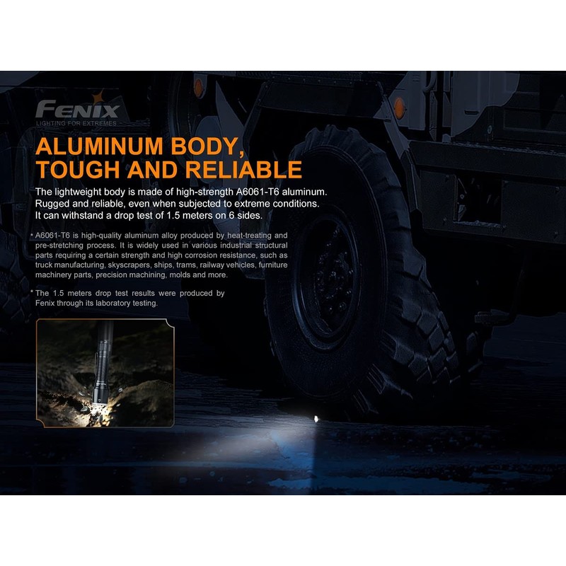 FENIX TK16 V2.0 Tactical 3100 Lumen LED Torch with USB-C