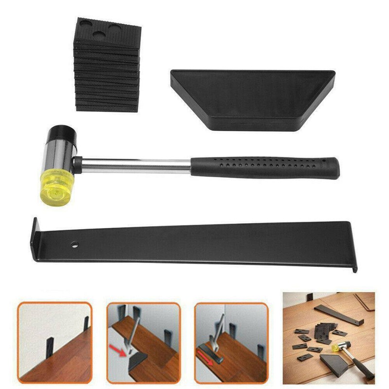 Wood Floor Installation Accessories Kit Pull Bar Double Headed Mallet