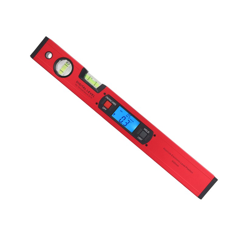 400mm Digital Level Ruler Electronic LCD Display Aluminium Alloy Magnetic