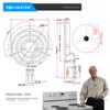 Electric Stove Top Burner MP15YA,Stove Burner 233000 6” 1250W Electric