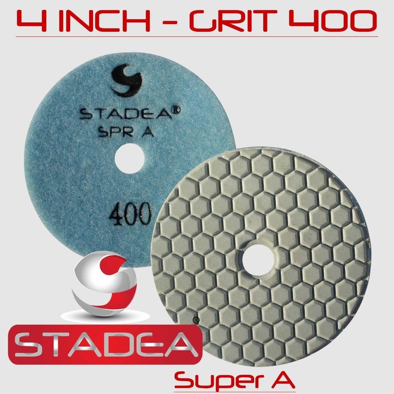 Stadea DPPD04SPRA400G1P Dry Concrete Diamond Polishing Pad for Concrete Stone