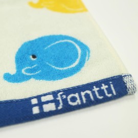 Marushin 0825000200 Carry Towel, Hand Towel, Fanty, Colorful, Handkerchief, Compact, Character, 100% Cotton, Antibacterial, Odor Resistant