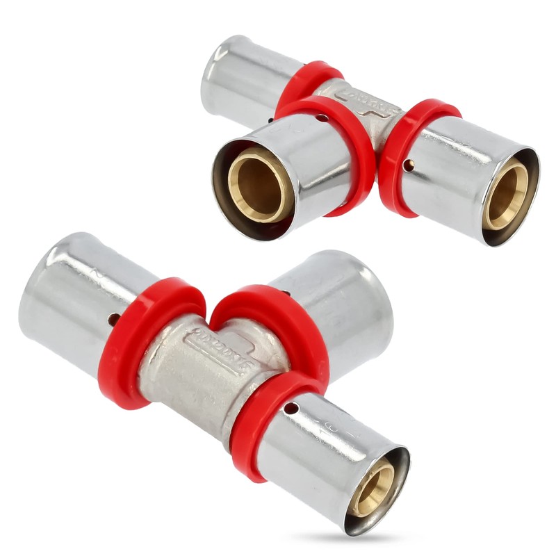 T-Piece PEX Press Fitting 20 x 20 x 16 mm