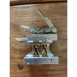 Case XX 1LB Display Anvil. Raised 3D Letters! Awesome Display Knife Not Included