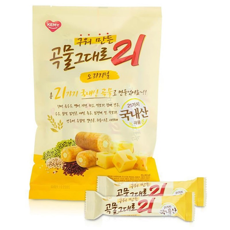 LENITH Korean Premium Multi Whole Grain Baked Crispy Rolls 21