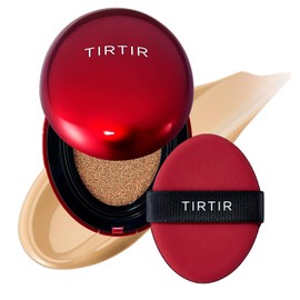 TIRTIR Mask Fit Red Cushion Foundation | Full coverage, Weighless, Skin fit, Satin Glow Finish, Korean cushion foundation (#28N Oat, 0.63 Fl Oz (Pack of 1))