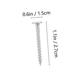 Gatuida 20 Sets Plastic Expansion Tubes with Screws Wall Fixing for Easy Installation Sturdy and Reliable Expansion Pipe for Drywall Repairs