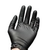 Latex Free Disposable Nitrile Gloves - 8 Mil Thick Black