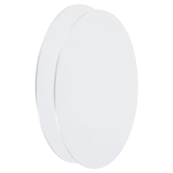Sourcing Map 2Pcs 6061 Aluminum Discs, 4" Diameter, 1mm Thickness,