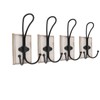TEGUEPS Wall Hooks for Hanging, 4 Pack Farmhouse Towel Hooks