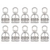 10PCS M15 Pulley Block Stainless Steel Heavy Duty Traction Wheel