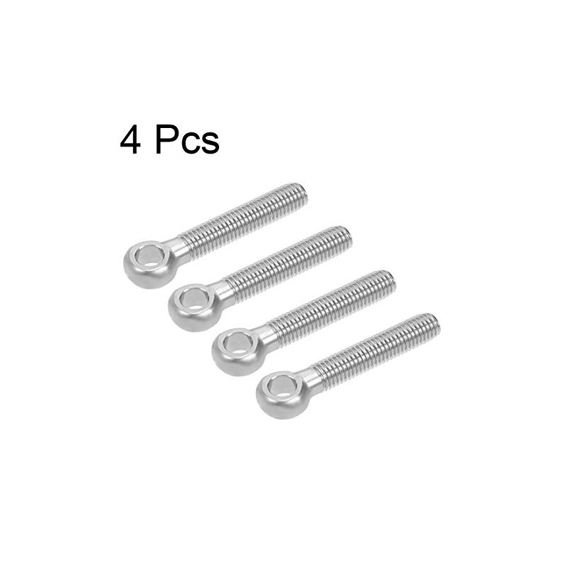 sourcing map M12 x 70mm 304 Stainless Steel Machine Shoulder