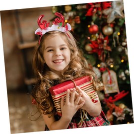 Healvian 2pcs Xmas Headbands Hair Bands Holiday Hair Costume Hair Accessories for Kids