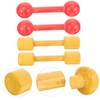 Gogogmee 2-Pair Wooden Kids Exercise Dumbbells Small Hand Weights for