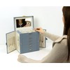 KAMIER Jewelry Box for Women, 6-Layer Large Jewelry Organizer Box