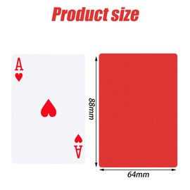 Tinlade 28 Pieces Poker Size Cut Cards Plastic Casino Cut Cards for Playing Game, Assorted Color