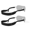 Croakies Original Standard Fit Neoprene Elastic Eyeglass and Sunglass Retainer / Strap, Black (2 Pack)