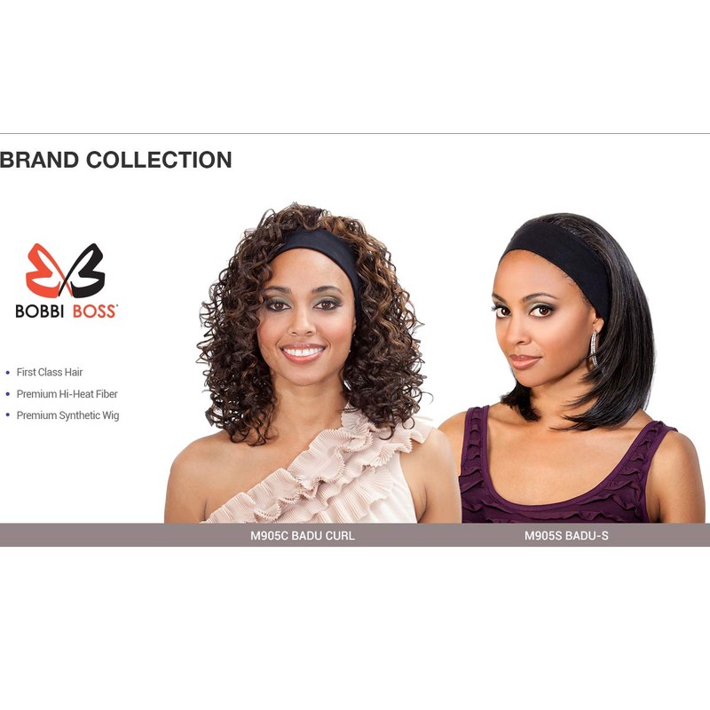 BOBBI BOSS Synthetic Full Wig - M905-S BADU-S (1B)
