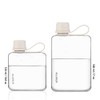 ALLKELR Portable Flat Water Bottle,BPA Free Reusable Tritan Plastic Travel