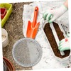Mobestech Stainless Steel Soil Sifter Mesh Lightweight and Portable Gardening