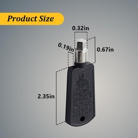 2pcs Freezer Door Lock Key for Frigidaire FFBC4622QS/FFBC4622QS1 Upright Freezers & Wine Coolers - Replaces AP5331004, 2211112, AH3506557, PS3506557 (5304485424)