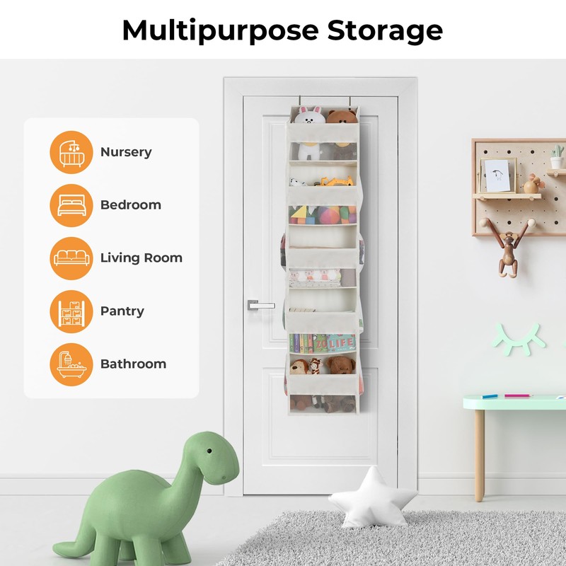 GRANNY SAYS Over The Door Organizer, 5-Shelf Behind The Door