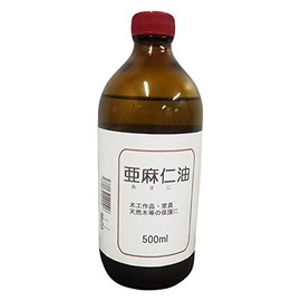 Chubu Sunday Hanbai Dry Oil Flaxseed Oil 500ML Clear Main Body: Depth 7.5cm Main Body: Height 18.600000000000001cm Main Body: Width 7.5cm