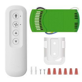 Replacement for Ceiling Fan Remote Control Kit with Light Dimmer, Compatible with Remote 99770 99772 99392 99122 99123 99600, Universal Remote Control with Receiver works for most 3 Speeds Ceiling Fan