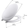 KOHLER K-4615 Revival Elongated Toilet Seat with Polished Chrome Hinges,