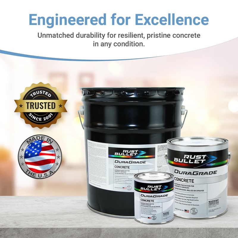 RUST BULLET DuraGrade Concrete - Light Grey - 1 Quart