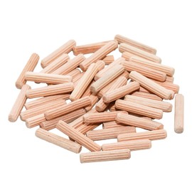 Pocoxll 50 Pcs Wooden Dowel Pins,Hardwood Dowel Pegs for Furniture Renovation, Cabinets and Crafts(5x30mm)