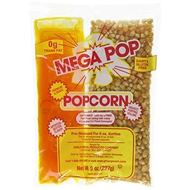 Perfectware - Popcorn 8oz -6ct 8oz Popcorn Portion Packs- (Box of 6 Portion Packs)