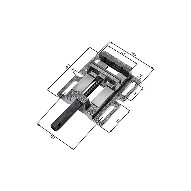 WABECO Machine Vice 125 mm Drill Bench Vice