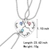 yaozeio Matching Necklaces for Best Friends Forever Necklace for 3