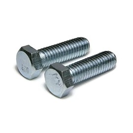Grade 2 Hex Cap Screws Zinc Plated 3/8"-16 x 3/4", 1100 -Pieces, Coarse Thread Fully Threaded by Newport Fasteners