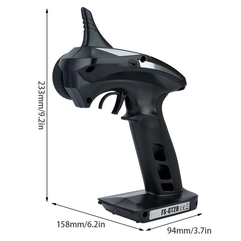 Flysky FS GT2B 2.4G 3CH LED Transmitter & Receiver for