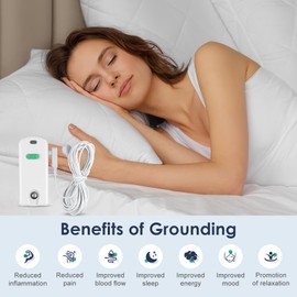 Grounding Tester with 15ft Cord for Grounding Products,Socket Tester for Grounding Mats,Sheets,Pads,Wrist Bands,Blankets to Test Effectiveness of Earthing Connected