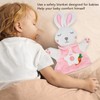Baby Security Blanket Cute Bunny Baby Teething Stuffed Dolls Soft