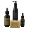 Kit para rasurado de barba y bigote con ingredientes naturales