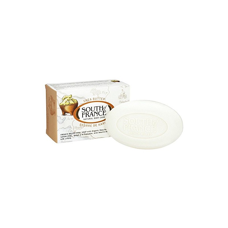 South Of France Natural Bar Soap, Shea Butter, 6 Ounce