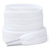 Stepace [2 Pairs Flat Shoe Laces for Sneakers 5/16" Width