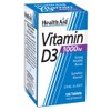 HEALTH AID VITAMIN D3 1000IU, SUNSHINE VITAMINE. FOR STRONG& HEALTHY BONES 120TABLETS