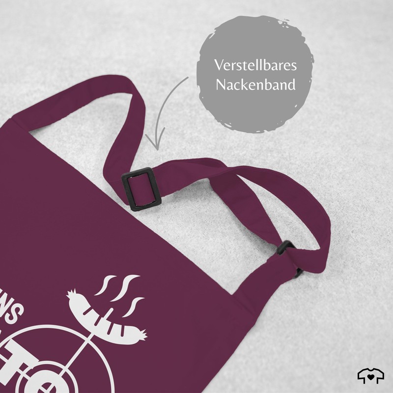 Geschenk mit Namen personalisiert by Shirtracer - Apron - BBQ