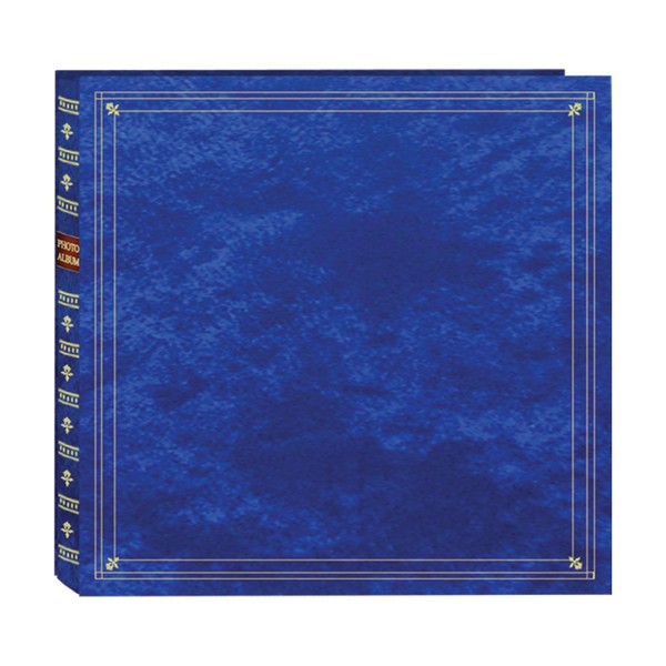 Pioneer Photo Albums MP-300/RB 300-Pocket Post Bound Leatherette Cover Photo Album for 3.5 by 5.25-Inch Prints, Royal Blue